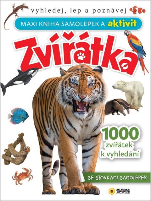 : Maxi kniha samolepek a aktivit Zvířátka