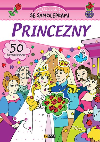 neuveden: Princezny - Veselé sešity se samolepkami