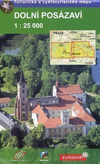 neuveden: Dolní Posázaví 1:25T /68 Turistické mapy pro každého