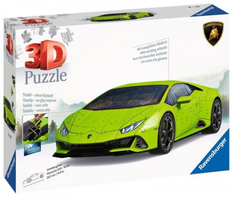 neuveden: 3D Puzzle: Lamborghini Huracán EVO zelené 108 dílků neuveden: 3D Puzzle: Lamborghini Huracán EVO zelené 108 dílků