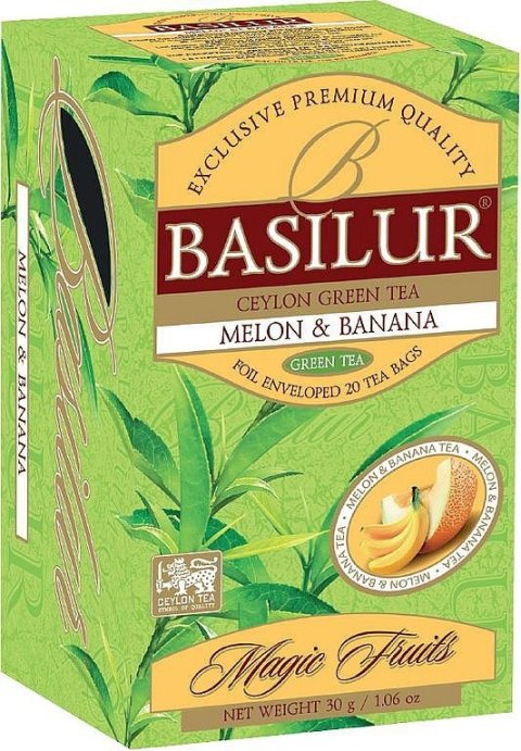 neuveden: BASILUR Magic Melon  Banana přebal 20x1,5g