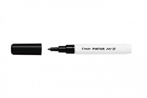 neuveden: PILOT Pintor Extra Fine akrylový popisovač 0,5-0,7mm - černý
