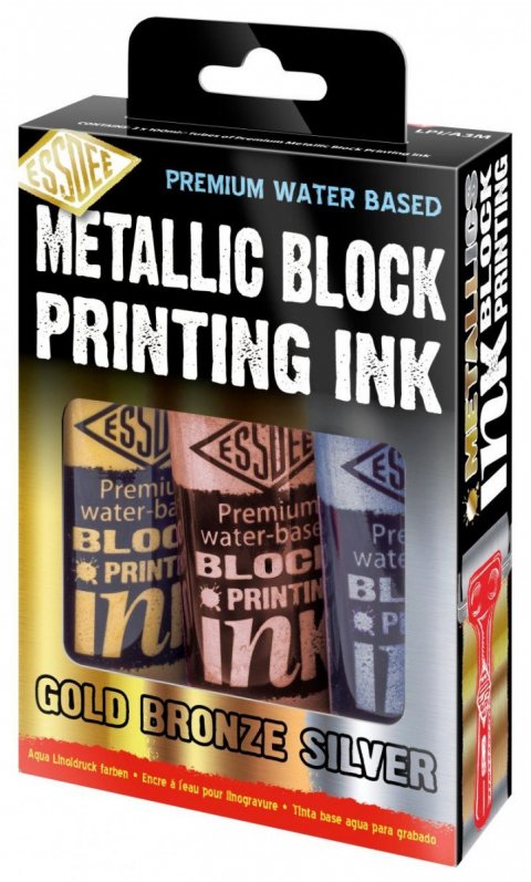 neuveden: ESSDEE Barva linoryt - metalické 3 x 100 ml