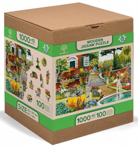 neuveden: Wooden City Puzzle Zahrada o páté 1010 dílků, dřevěné