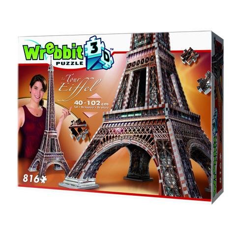 neuveden: Puzzle 3D Eiffelova věž 816 dílků