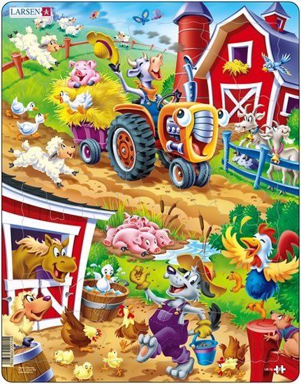 neuveden: Puzzle Zvířátková farma