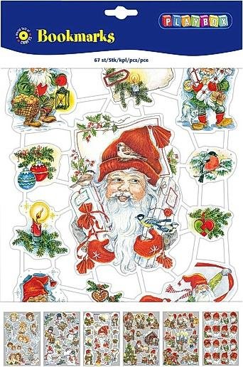 neuveden: Playbox Vánoční záložky 67 ks