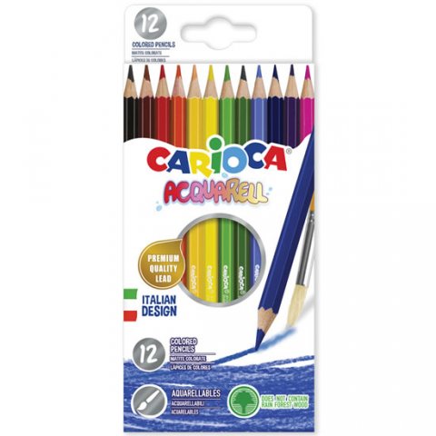 neuveden: CARIOCA akvarelové pastelky v plechové krabičce 12 ks neuveden: CARIOCA akvarelové pastelky v plechové krabičce 12 ks
