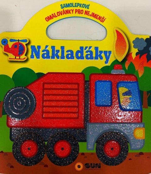 neuveden: Náklaďáky - Samolepkové omalovánky