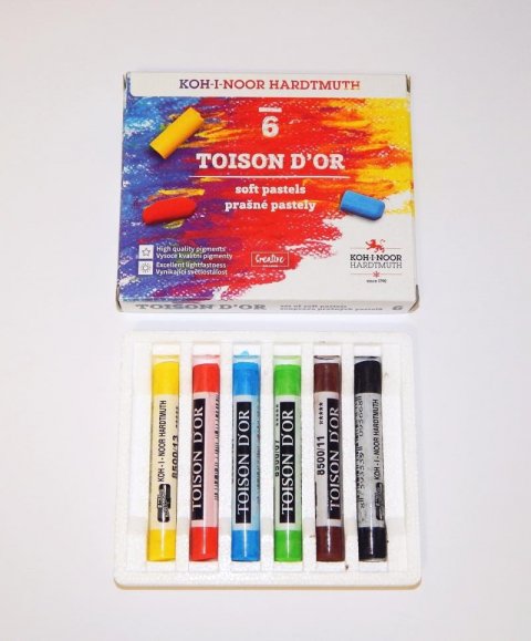neuveden: Koh-i-noor prašné pastely TOISON D'OR - 6 ks