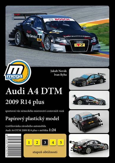 Novák Jakub: Audi A4 DTM 2009 R14 plus/papírový model