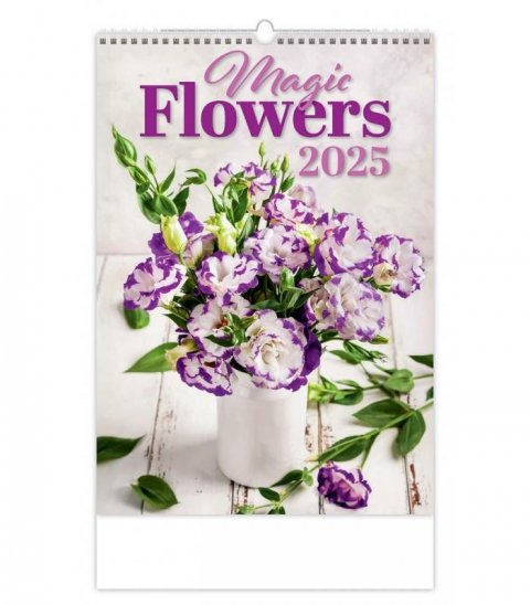 neuveden: Kalendář nástěnný 2025 - Magic Flowers