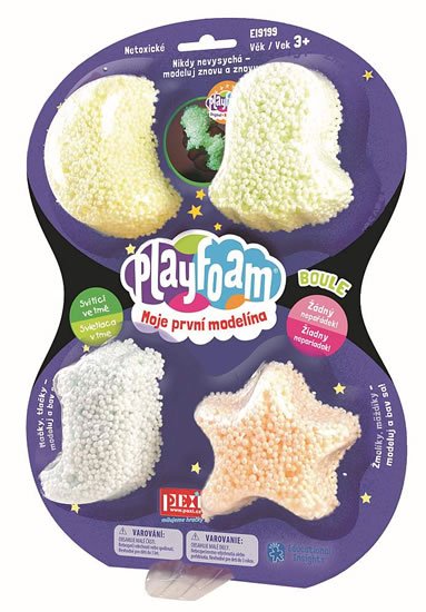 neuveden: PlayFoam Boule 4pack - Svítící (CZ/SK)