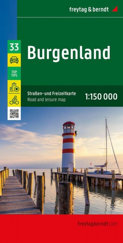 neuveden: Burgenland 1:150 000 / automapa + rekreační mapa