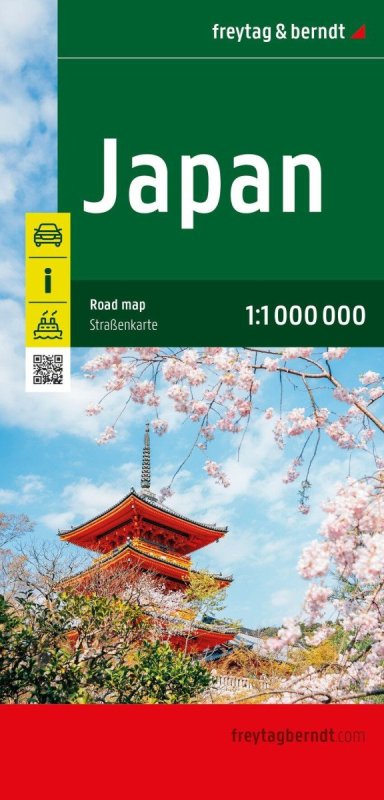 : Japonsko 1:1 000 000 / silniční mapa