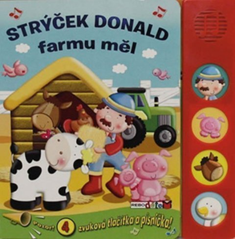neuveden: Strýček Donald farmu měl - 4 zvuková tlačítka a písnička!