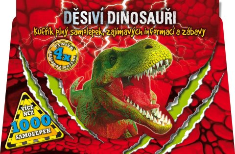 neuveden: Děsiví dinosauři - Kufřík plný samolepek, zajímavých informací a zábavy