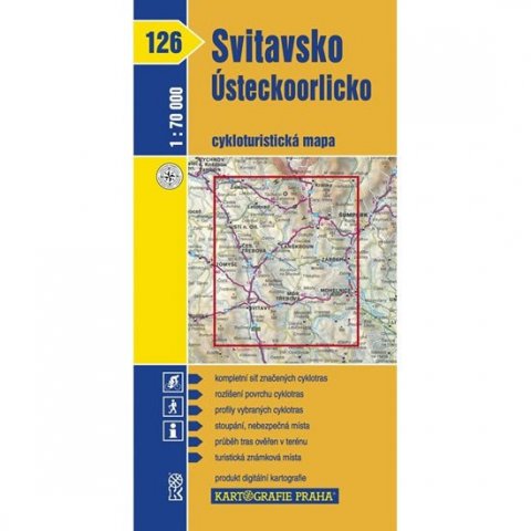 kolektiv autorů: 1: 70T(126)-Svitavsko, Ústeckoorlicko (cyklomapa)