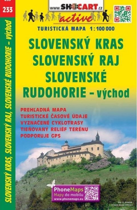 neuveden: SC 233 Slovenský kras, Slovenský Raj 1:100 000