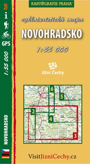 neuveden: Novohradsko - cykloturistická mapa č. 3 /1:55 000