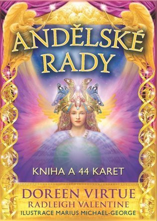 Virtue Doreen: Andělské rady - Kniha a 44 karet
