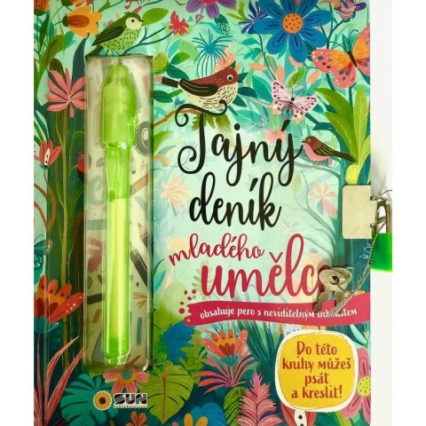 neuveden: Tajný deník mladého umělce - Klíček a pero s neviditelným inkoustem neuveden: Tajný deník mladého umělce - Klíček a pero s neviditelným inkoustem
