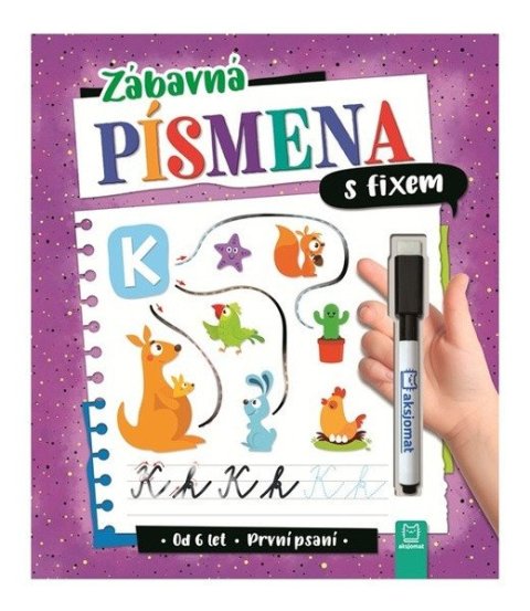 Kaczyńska Agata: Zábavná písmena  s fixem - První psaní