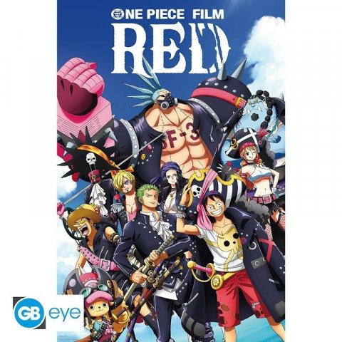 neuveden: One Piece Plakát Maxi: Red 91,5 x 61 cm