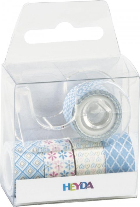 neuveden: HEYDA Sada ozdobných lepicích pásek - modrý mix