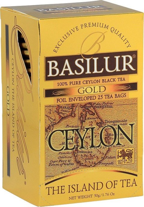 neuveden: BASILUR Island of Tea Gold přebal 25x2g