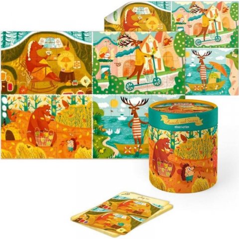 neuveden: Dodo Puzzle a aktivity - Zvířata a roční období 50 dílků neuveden: Dodo Puzzle a aktivity - Zvířata a roční období 50 dílků