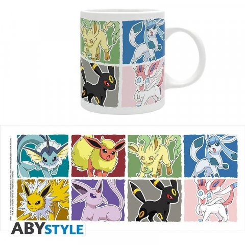 neuveden: Pokémon Hrnek keramický 320 ml - Evoluce Eevee