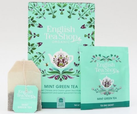 neuveden: English Tea Shop Čaj Máta a zelený čaj, 20 sáčků