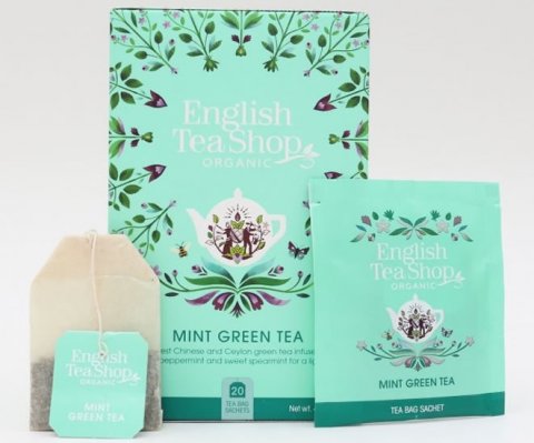 neuveden: English Tea Shop Čaj Máta a zelený čaj, 20 sáčků neuveden: English Tea Shop Čaj Máta a zelený čaj, 20 sáčků