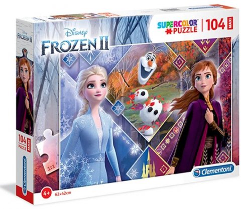 neuveden: Clementoni Puzzle Maxi Frozen 2 / 104 dílků