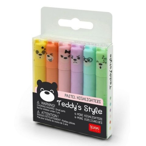 neuveden: Sada zvýrazňovačů Legami - Teddy´s Style (6 kusů)