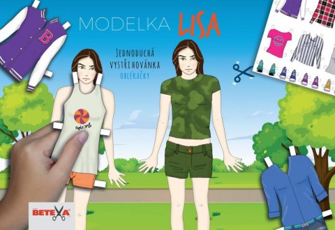 neuveden: Modelka Lisa - Jednoduchá vystřihovánka neuveden: Modelka Lisa - Jednoduchá vystřihovánka