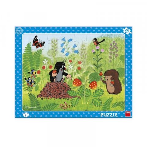 neuveden: Deskové puzzle Krtek a jahody 40 dílků