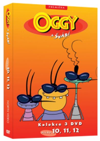neuveden: Oggy a švábi 10 - 12 / kolekce 3 DVD neuveden: Oggy a švábi 10 - 12 / kolekce 3 DVD