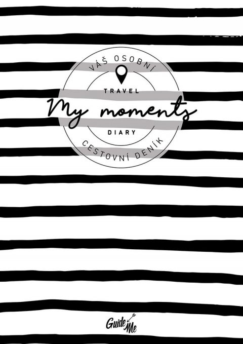 neuveden: My Moments - cestovní deník / pruhovaný neuveden: My Moments - cestovní deník / pruhovaný