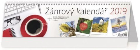 neuveden: Kalendář stolní 2019 - Žánrový kalendář