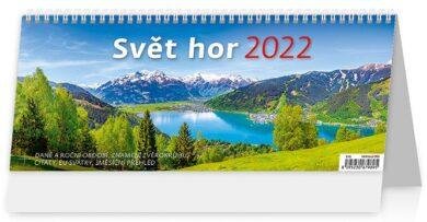 neuveden: Kalendář stolní 2022 - Svět hor