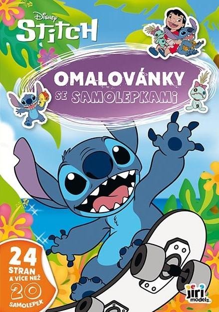 neuveden: Lilo  Stitch - Omalovánky A4 se samolepkami