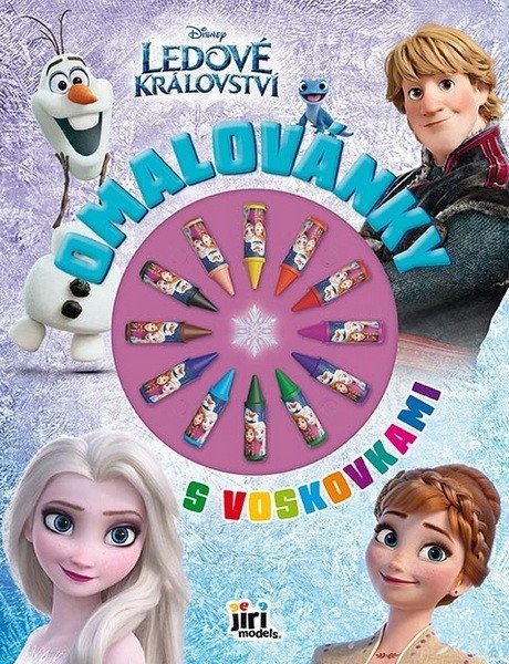neuveden: Ledové království - Omalovánky s voskovkami