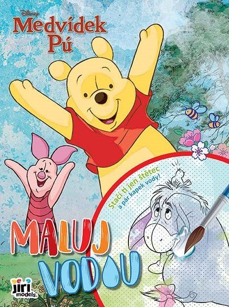 neuveden: Medvídek Pú - Maluj vodou A4