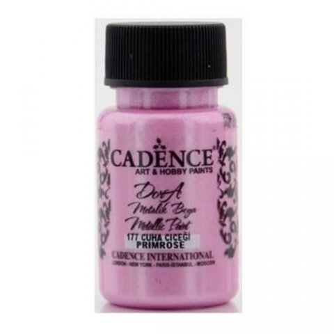 neuveden: Metalická akrylová barva Cadence Dora Metalic - růžová / 50 ml neuveden: Metalická akrylová barva Cadence Dora Metalic - růžová / 50 ml