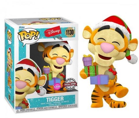 neuveden: Funko POP Disney: Holiday - Tigger (FLOCKED exclusive special edition)