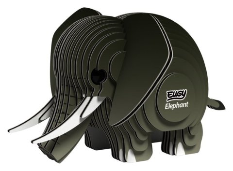 : EUGY 3D kartonová skládačka - Slon