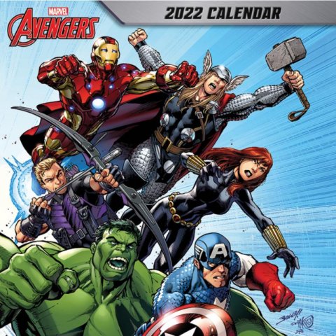 neuveden: Kalendář 2022 Avengers - nástěnný
