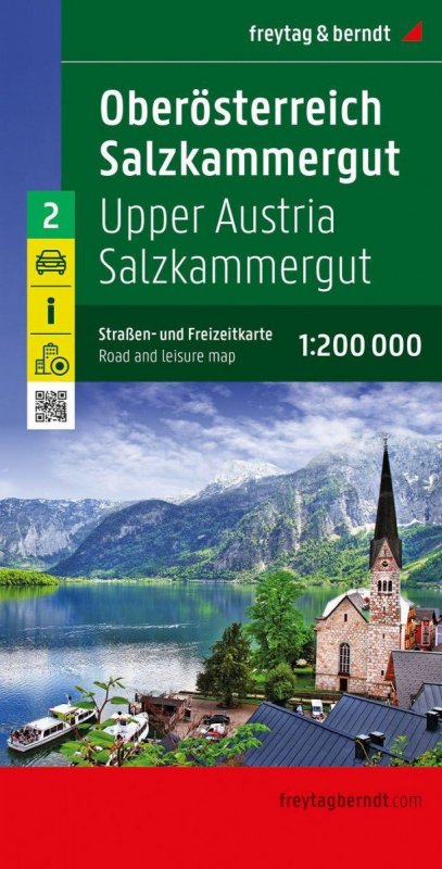 neuveden: Horní Rakousko-Salzkammergut 1:200 000 / automapa
